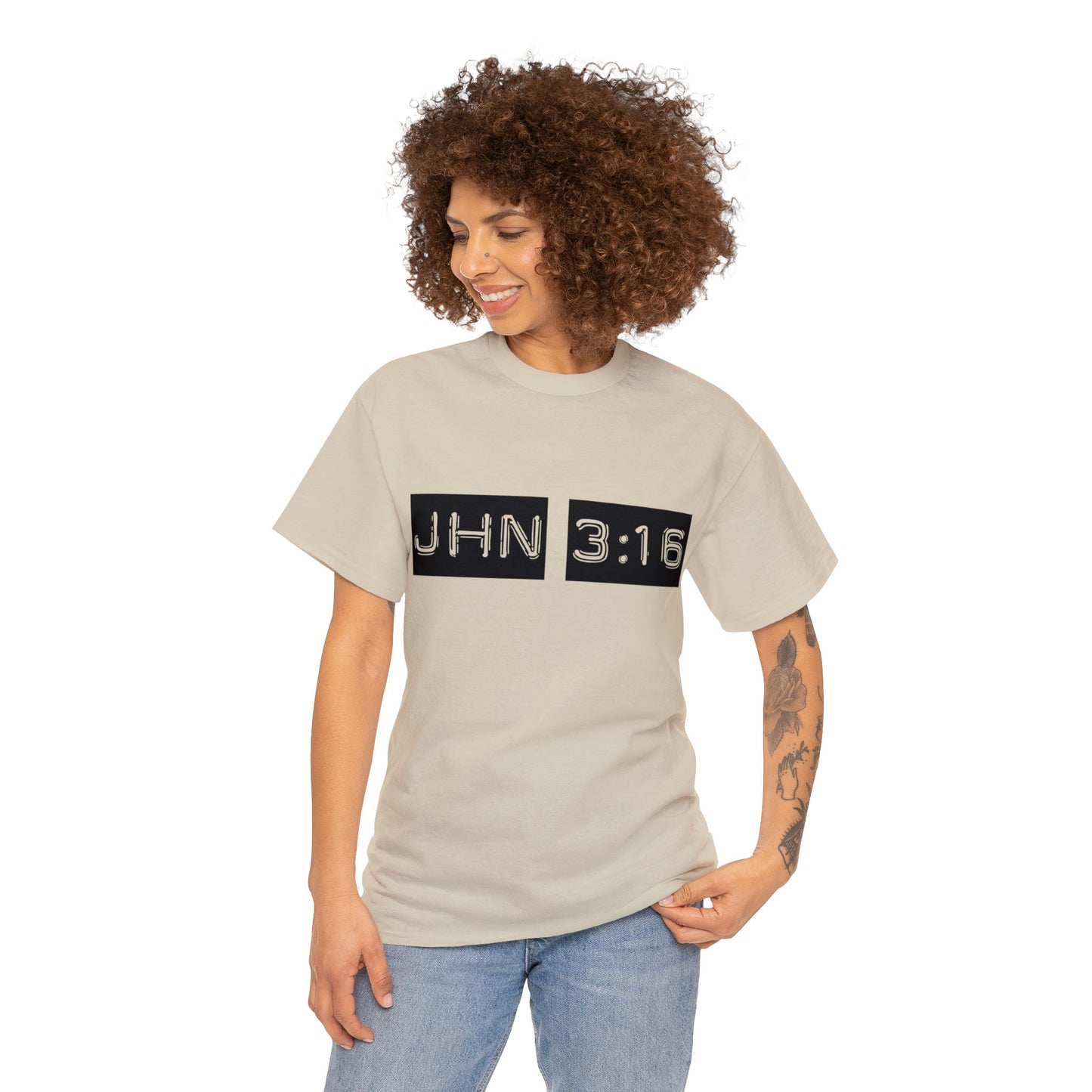 Unisex Heavy Cotton Tee - He so Loved the World
