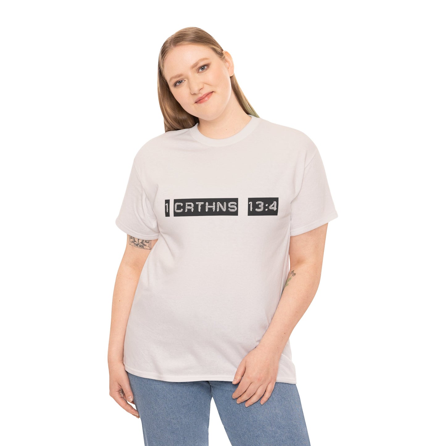 Unisex Heavy Cotton Tee - Love is Patient, Love is Kind