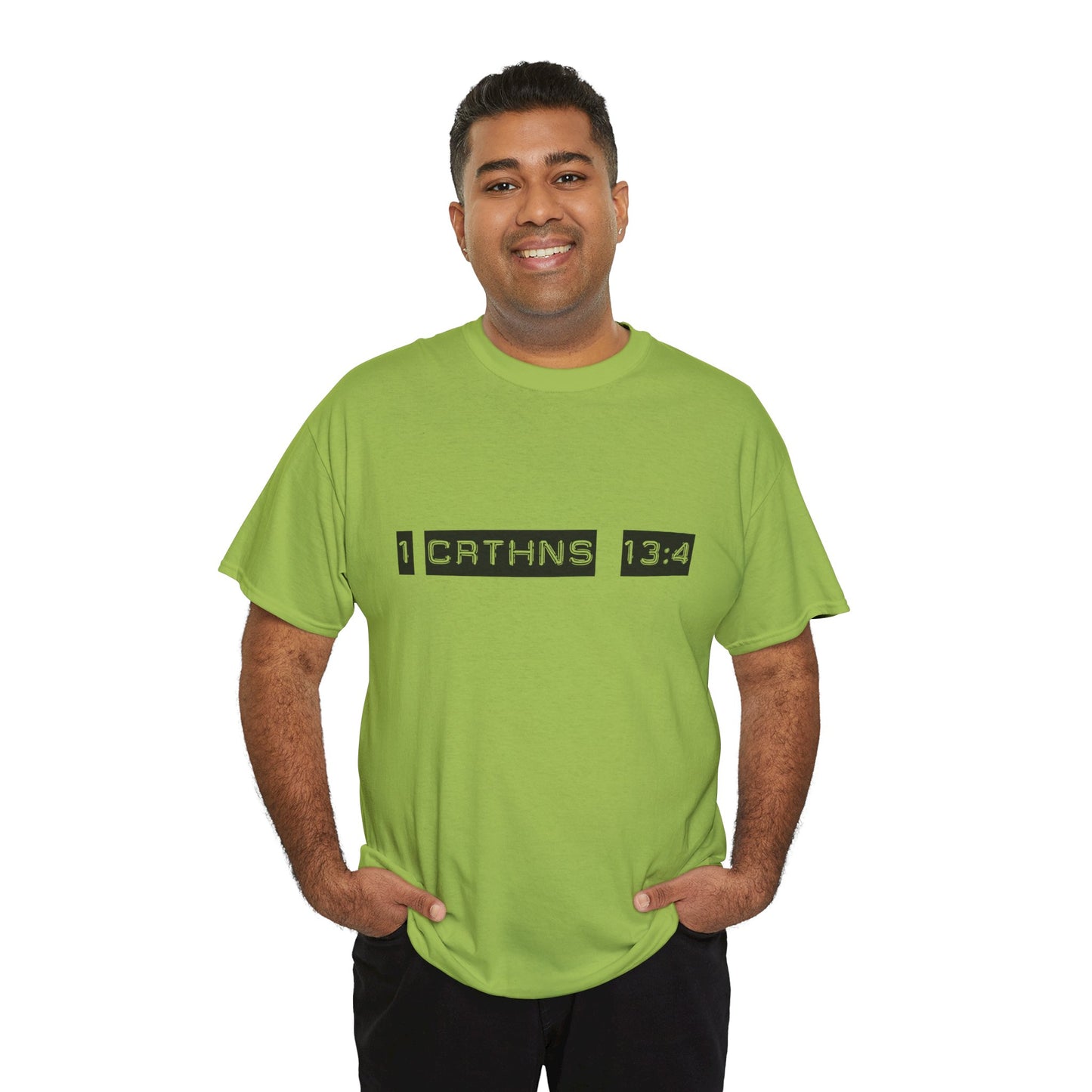 Unisex Heavy Cotton Tee - Love is Patient, Love is Kind