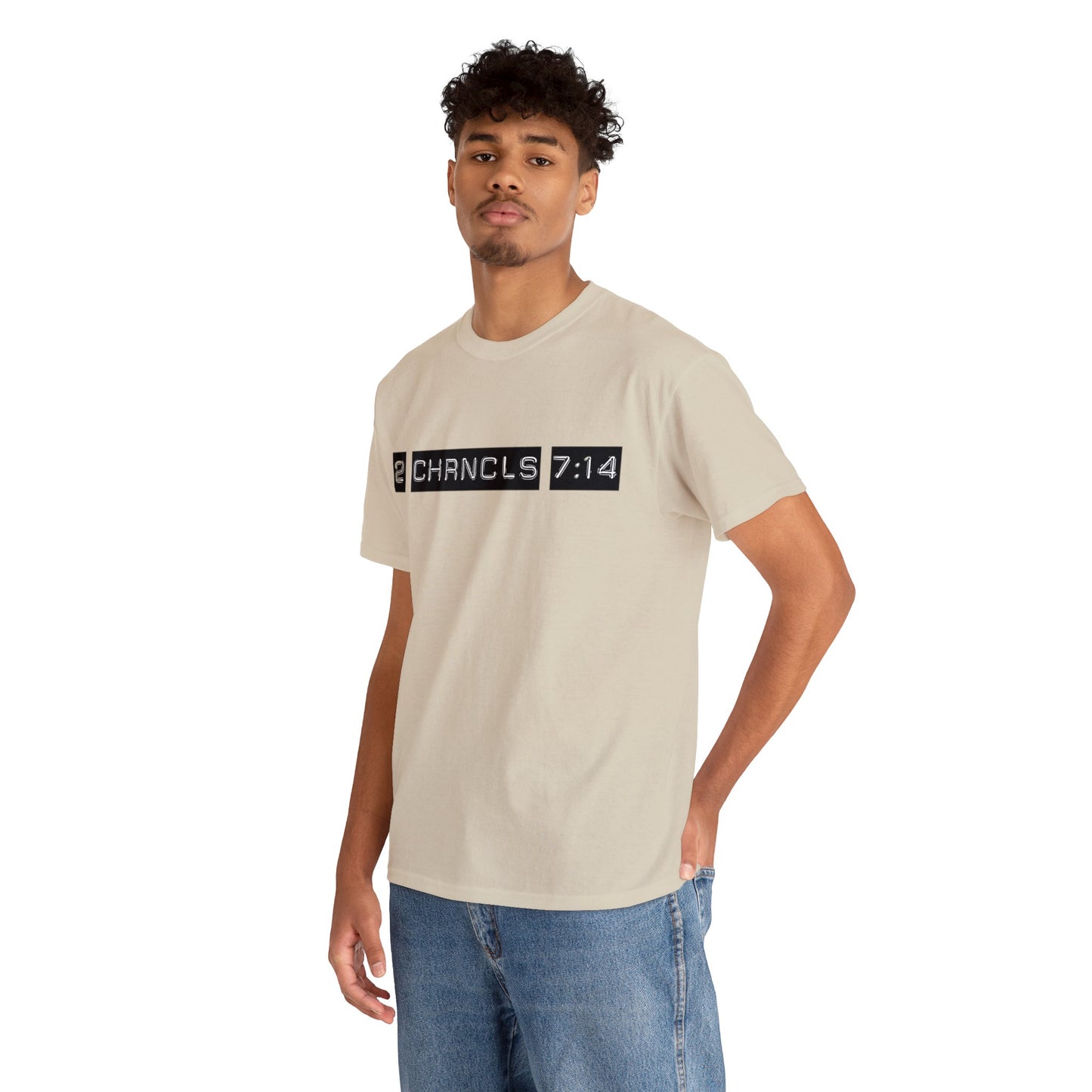 Unisex Heavy Cotton Tee - Be Humble and Pray
