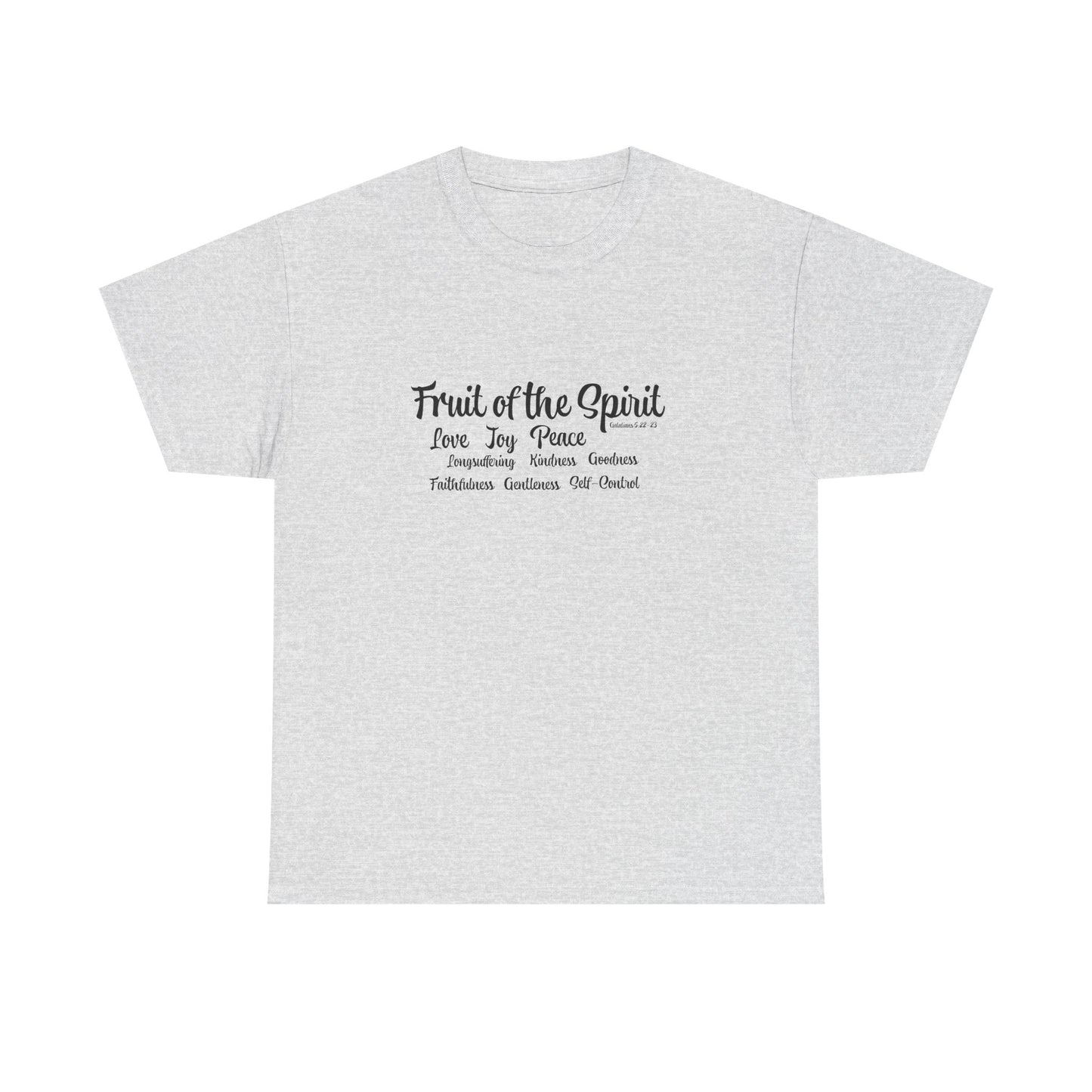 Unisex Heavy Cotton Tee Words Fruit of the Spirit