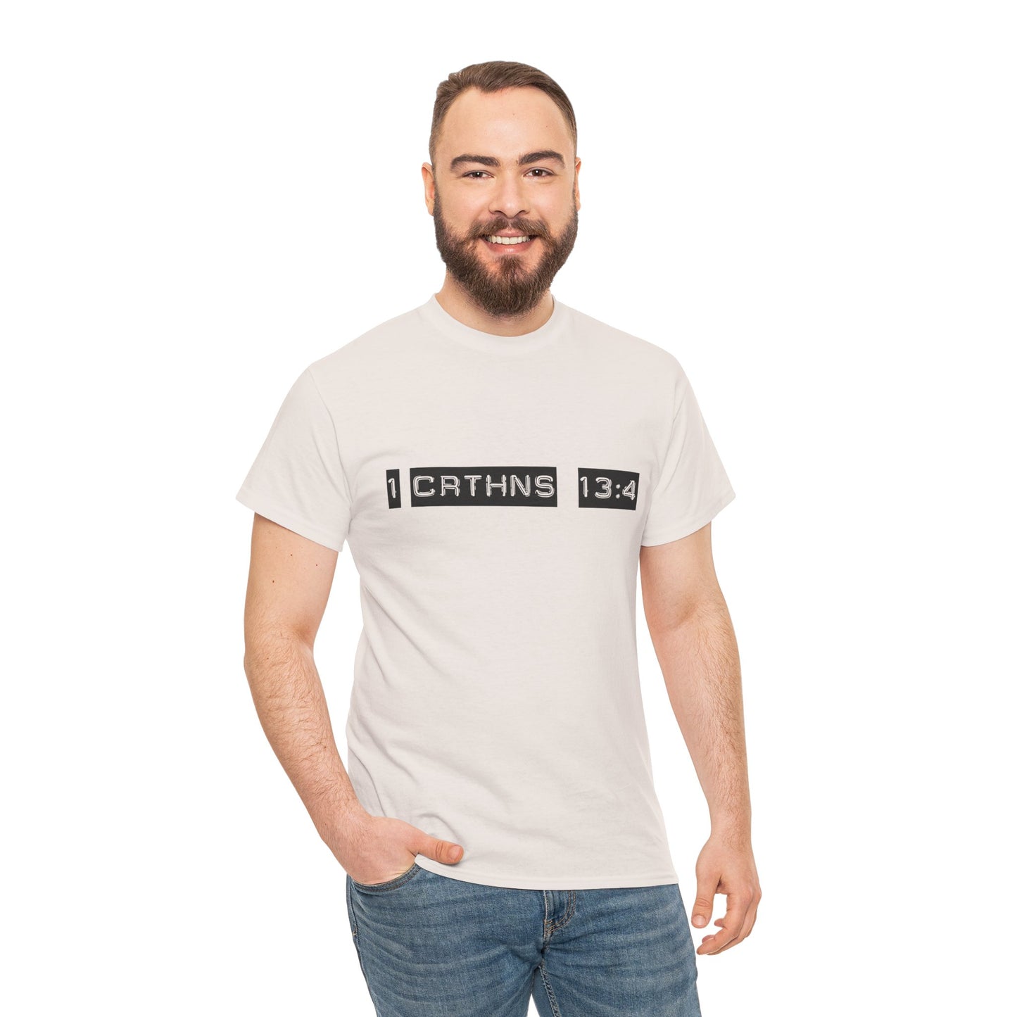 Unisex Heavy Cotton Tee - Love is Patient, Love is Kind