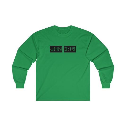 Ultra Cotton Long Sleeve Tee - God so loved the World