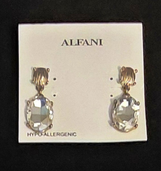 Z Jewelry Alfani Crystal Drop Earrings