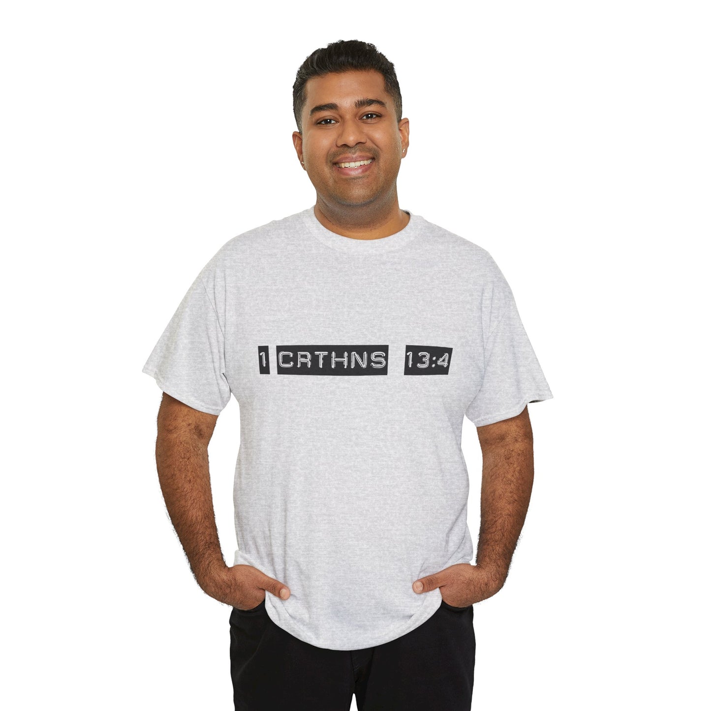 Unisex Heavy Cotton Tee - Love is Patient, Love is Kind
