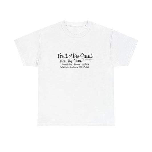 Unisex Heavy Cotton Tee Words Fruit of the Spirit