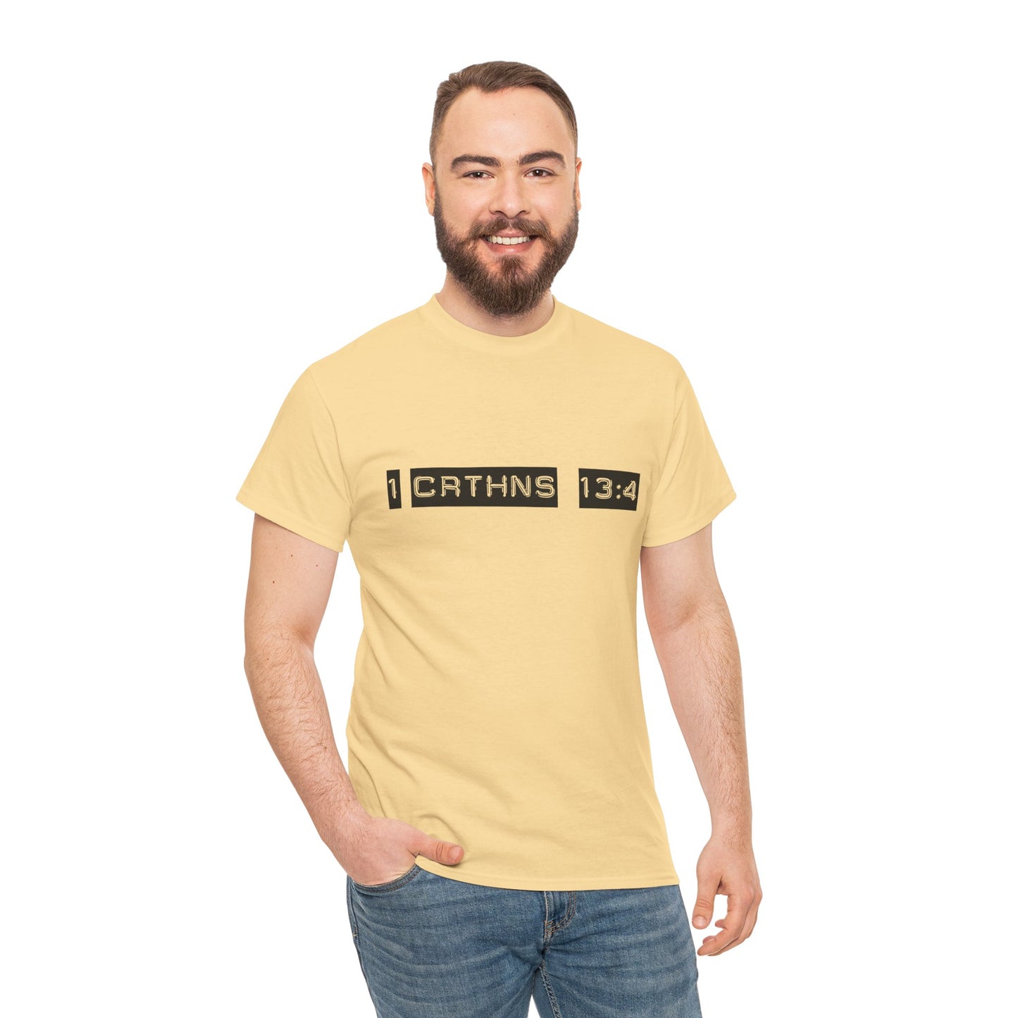 Unisex Heavy Cotton Tee - Love is Patient, Love is Kind