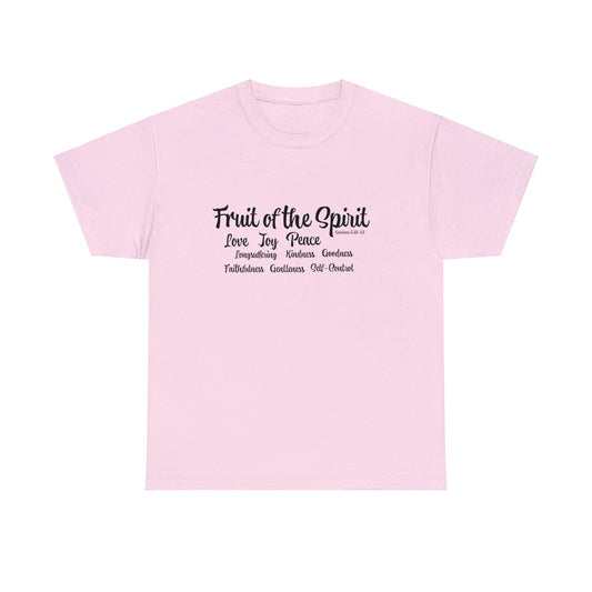 Unisex Heavy Cotton Tee Words Fruit of the Spirit